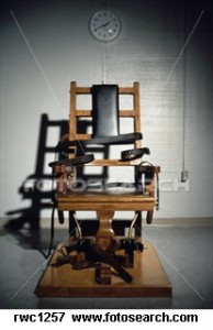 The electric chair (for death penalty) at the Greensville Correctional Center in Jarratt, 