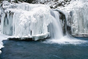 frozen falls