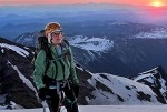 Sally Jewell in July 2010 on the Emmons Glacier. (J. Jensen/News Tribune)