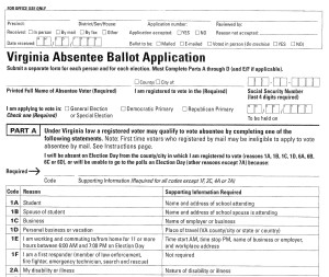 Old Ballot Application